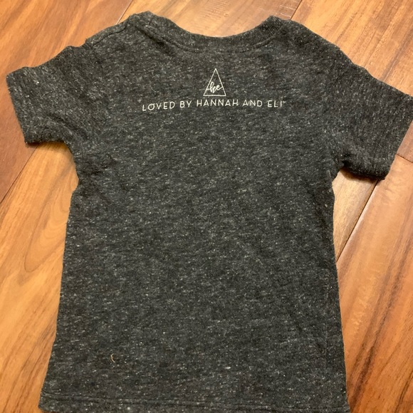 Man Cub - Loved by Hannah and Eli Baby Boy Shirt - Picture 2 of 3